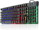 Teclado Gamer Semi Mecânico Led Luminoso Profissional