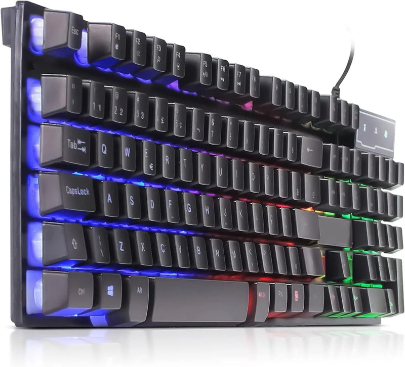 Teclado Gamer Semi Mecânico Led Luminoso Profissional